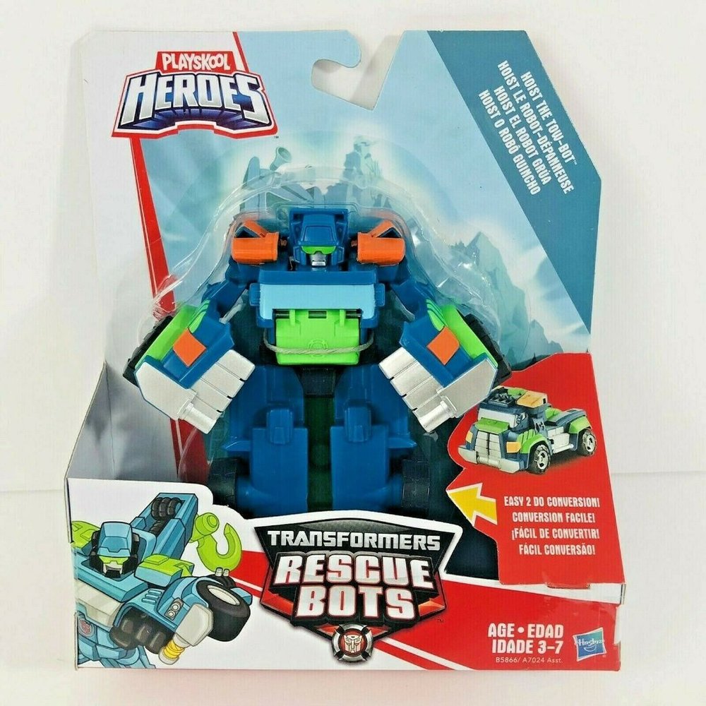 Transformers Rescue Bots Hoist The Tow Bot Figure Playskool Heroes Hasbro 2015